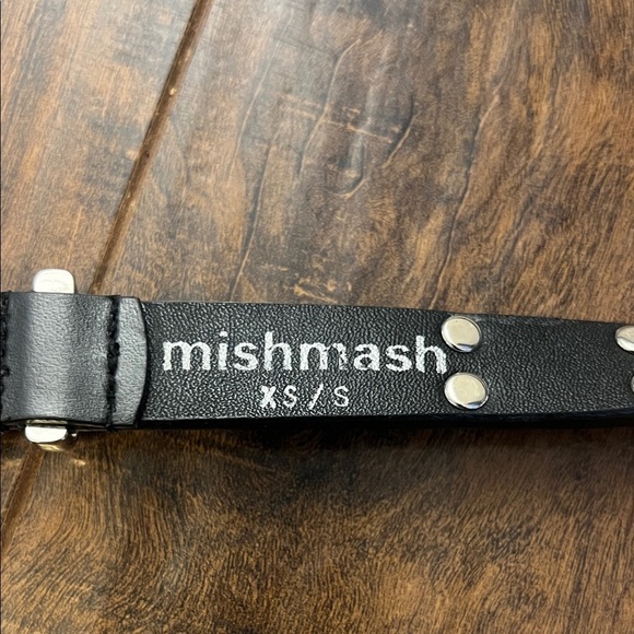 Women’s Black Belt with Silver Studs and Buckle main image 8